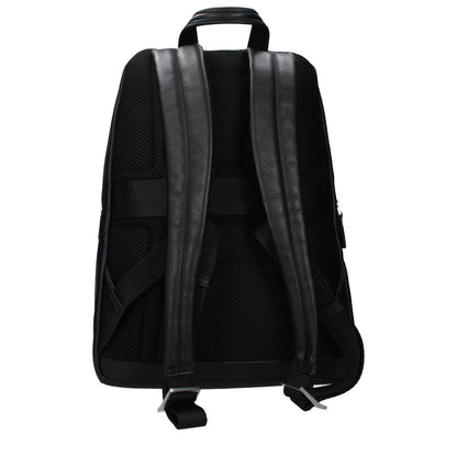 Piquadro Black Leather Backpack1728,75667636384,Backpacks - Bags,Bags,Black,Men,New with tags,Piquadro