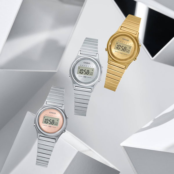 CASIO VINTAGE Mod. MINI COLLECTION SLIM ROUND - ANTIQUE PINK