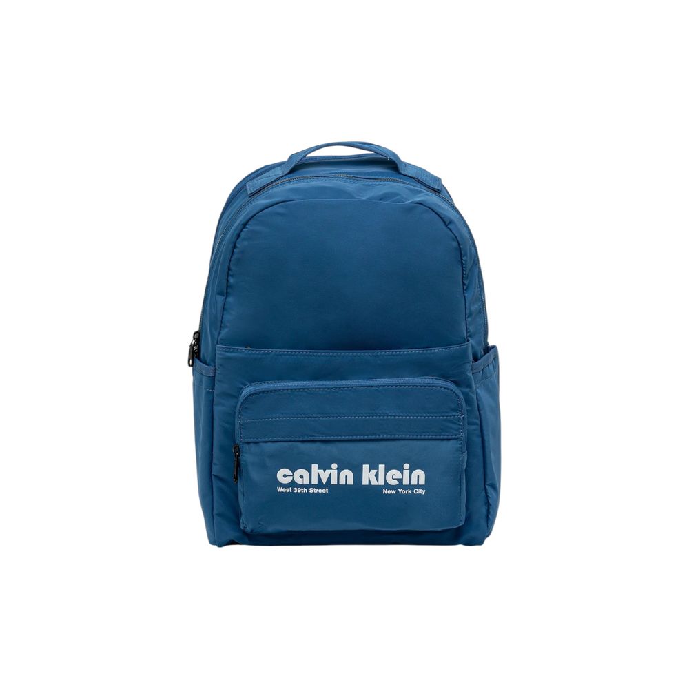 Calvin Klein Blue Recycled Polyester Backpack 1728,71956299936,Backpacks - Bags,Bags,Blue,Calvin Klein,Men,New with tags