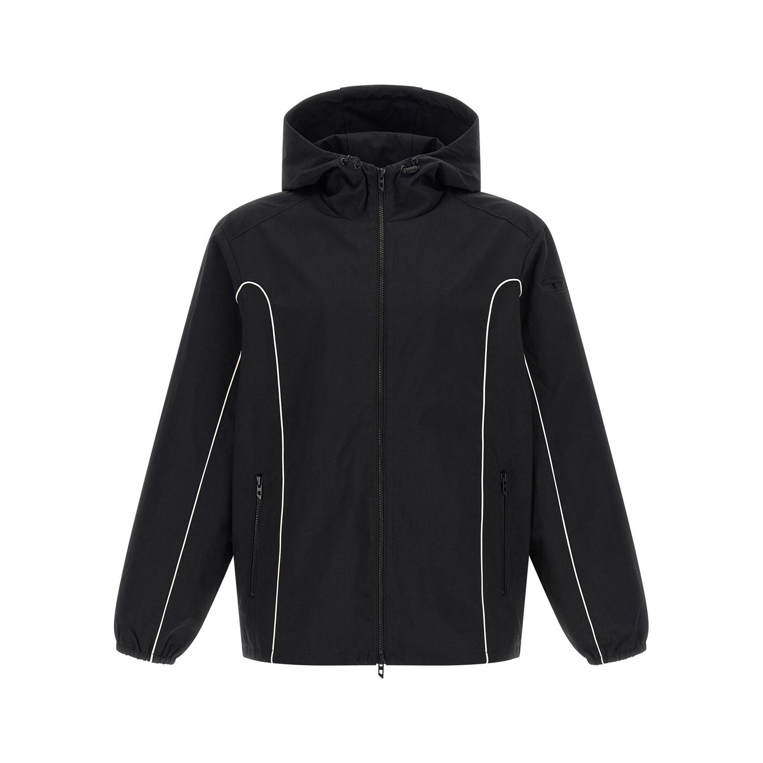 Diesel Black Polyamide Shell Jacket