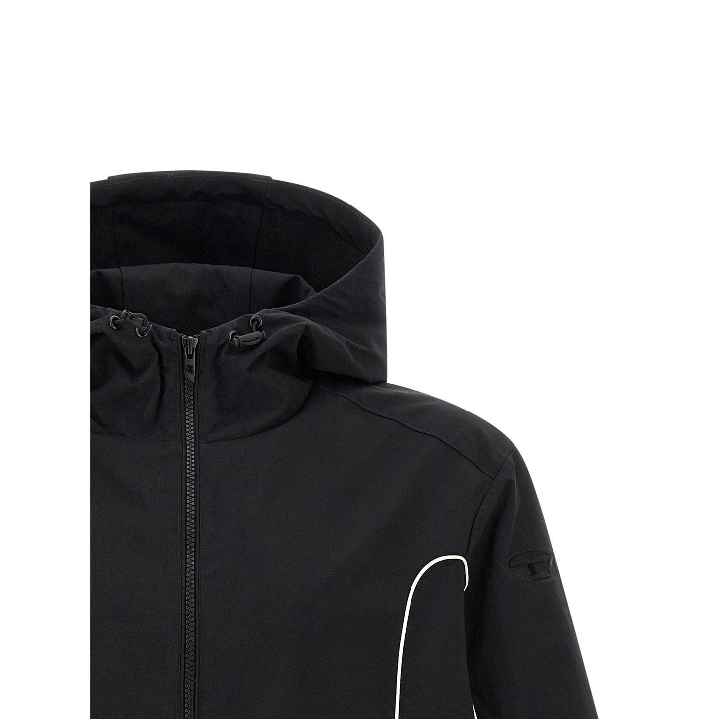 Diesel Black Polyamide Shell Jacket