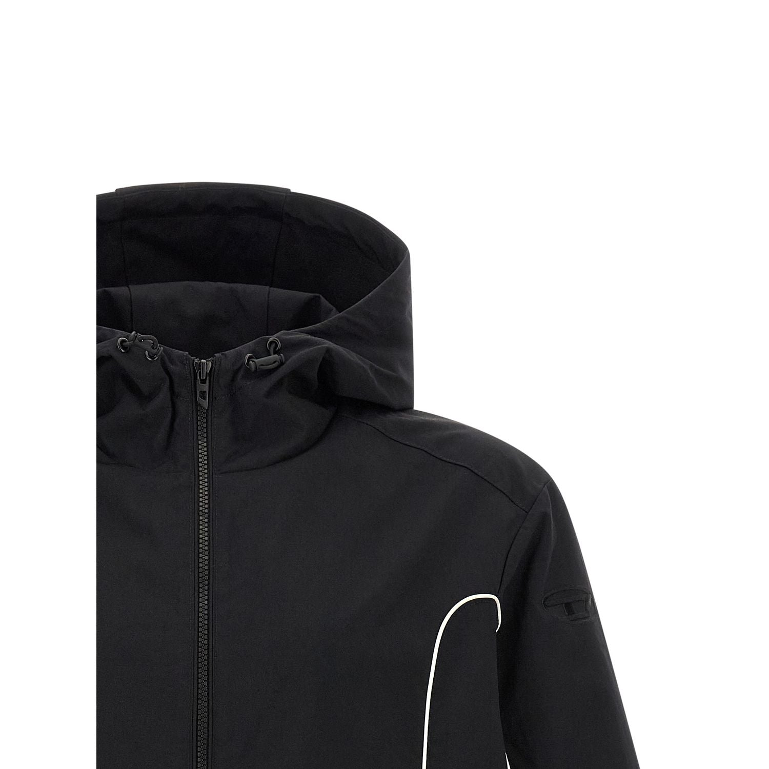 Diesel Black Polyamide Shell Jacket