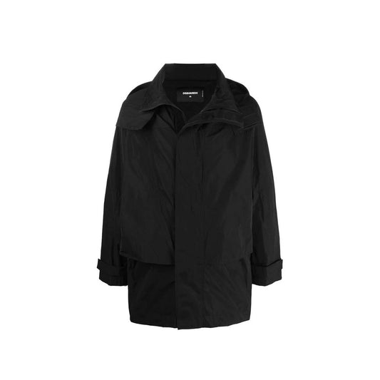 Dsquared² Black Nylon Shell Jacket1728,44,48 | M,75611013280,Black,Clothing,Dsquared²,IT46 | S,Jackets & Coats - Clothing,Men,New with tags,Shell Jackets - Jackets & Coats - Clothing