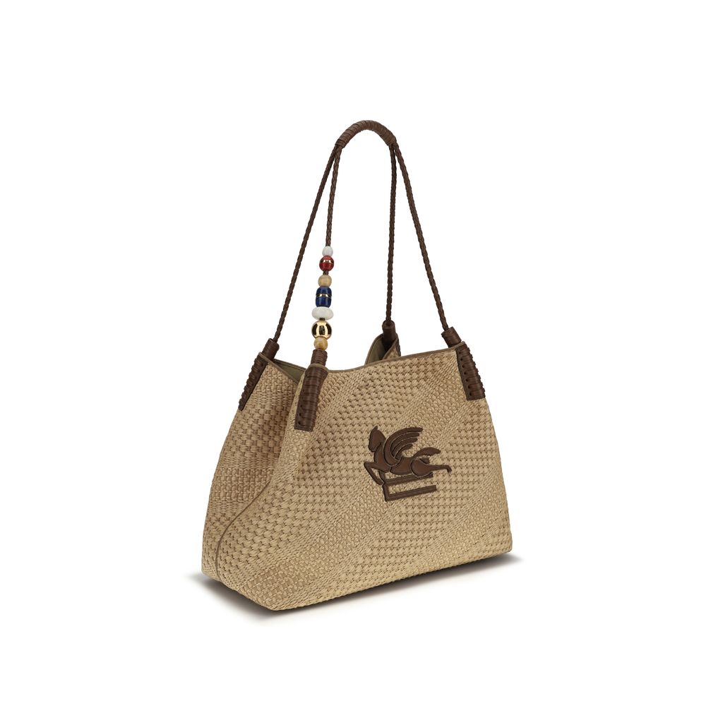 Etro Beige Raffia Shoulder Bag1728,72470364320,Bags,Beige,Etro,New with tags,Shoulder Bags - Bags,Women