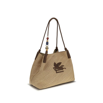 Etro Beige Raffia Shoulder Bag1728,72470364320,Bags,Beige,Etro,New with tags,Shoulder Bags - Bags,Women