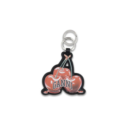 Ganni Multicolor Recycled Leather Keychain 1728,72470364320,Accessories,Ganni,Keychains - Other Accessories - Accessories,Multicolor,New with tags,Other Accessories - Accessories,Women