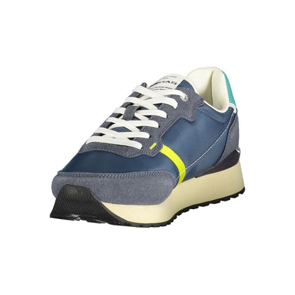 Gas Blue Polyester Men Sneaker 1728,67403481248,Athletic - Sneakers - Shoes,Blue,EU40/US7,EU41/US8,EU42/US9,EU43/US10,EU44/US11,Gas,Men,New with tags,Shoes,Sneakers - Shoes