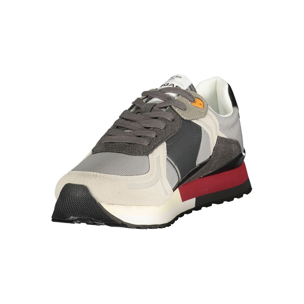 Gas Grey Polyurethane Men Sneaker 1728,67403481248,Athletic - Sneakers - Shoes,EU42/US9,Gas,Gray,Men,New with tags,Shoes,Sneakers - Shoes