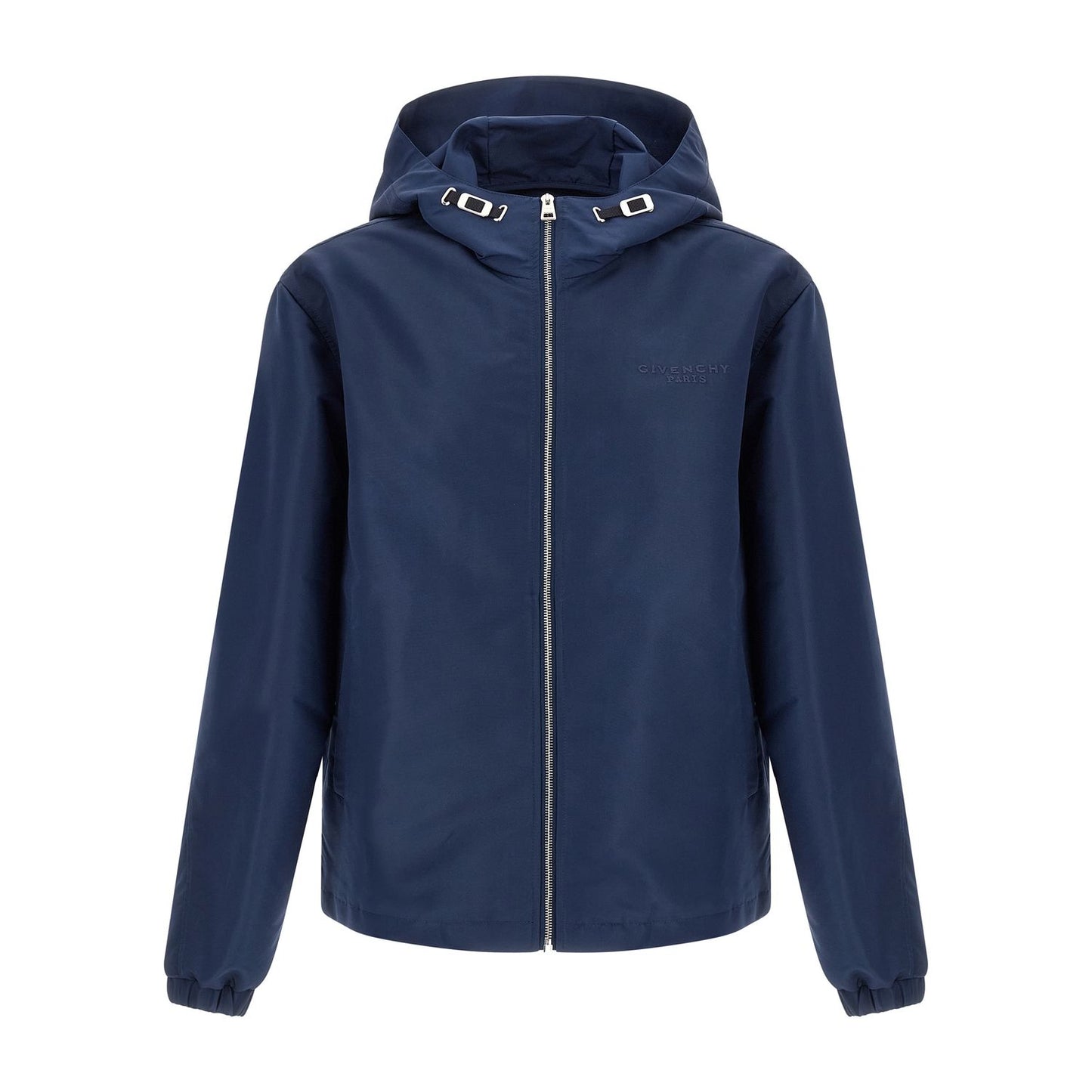 Givenchy Blue Polyester Shell Jacket
