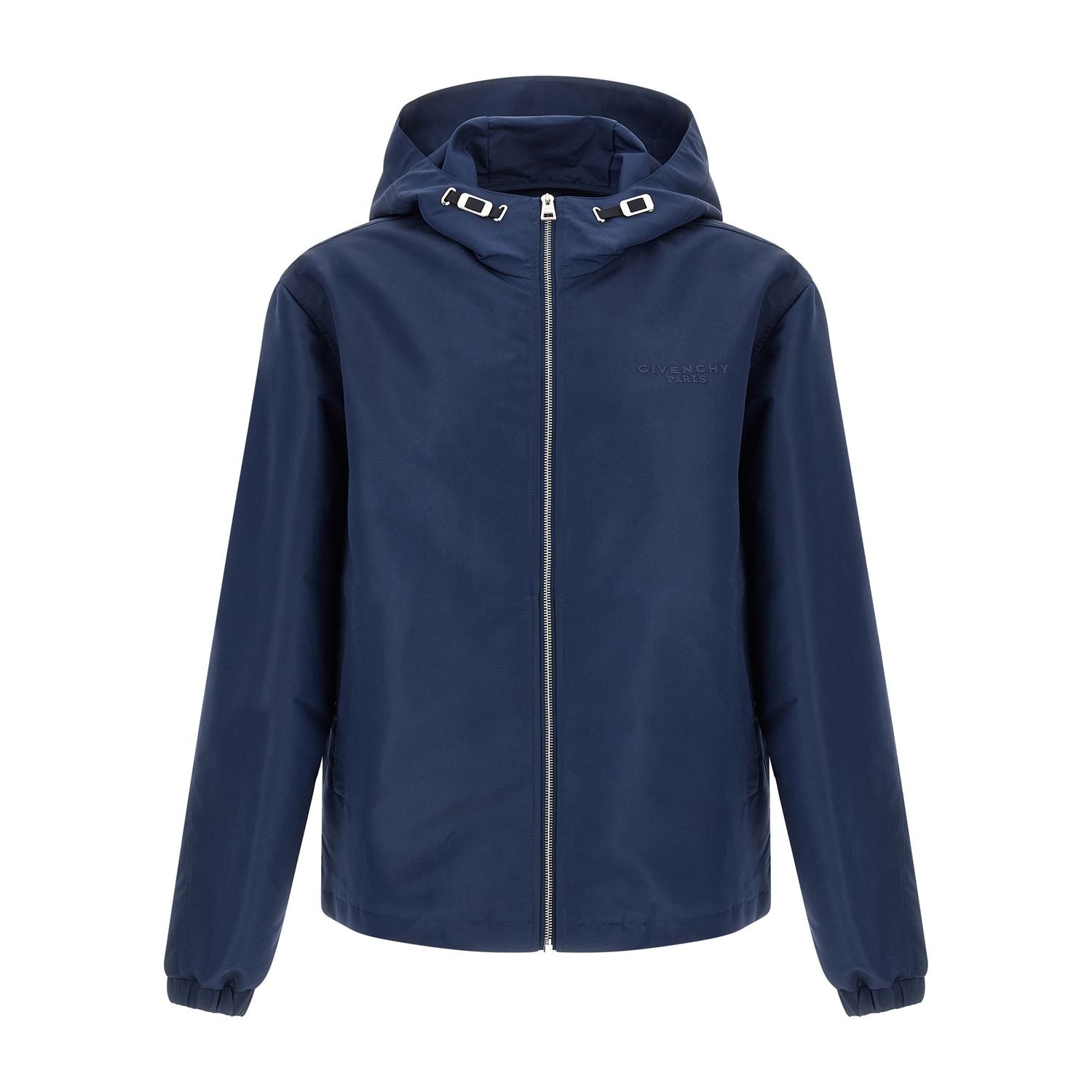 Givenchy Blue Polyester Shell Jacket