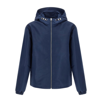 Givenchy Blue Polyester Shell Jacket