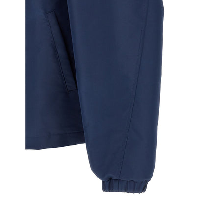 Givenchy Blue Polyester Shell Jacket