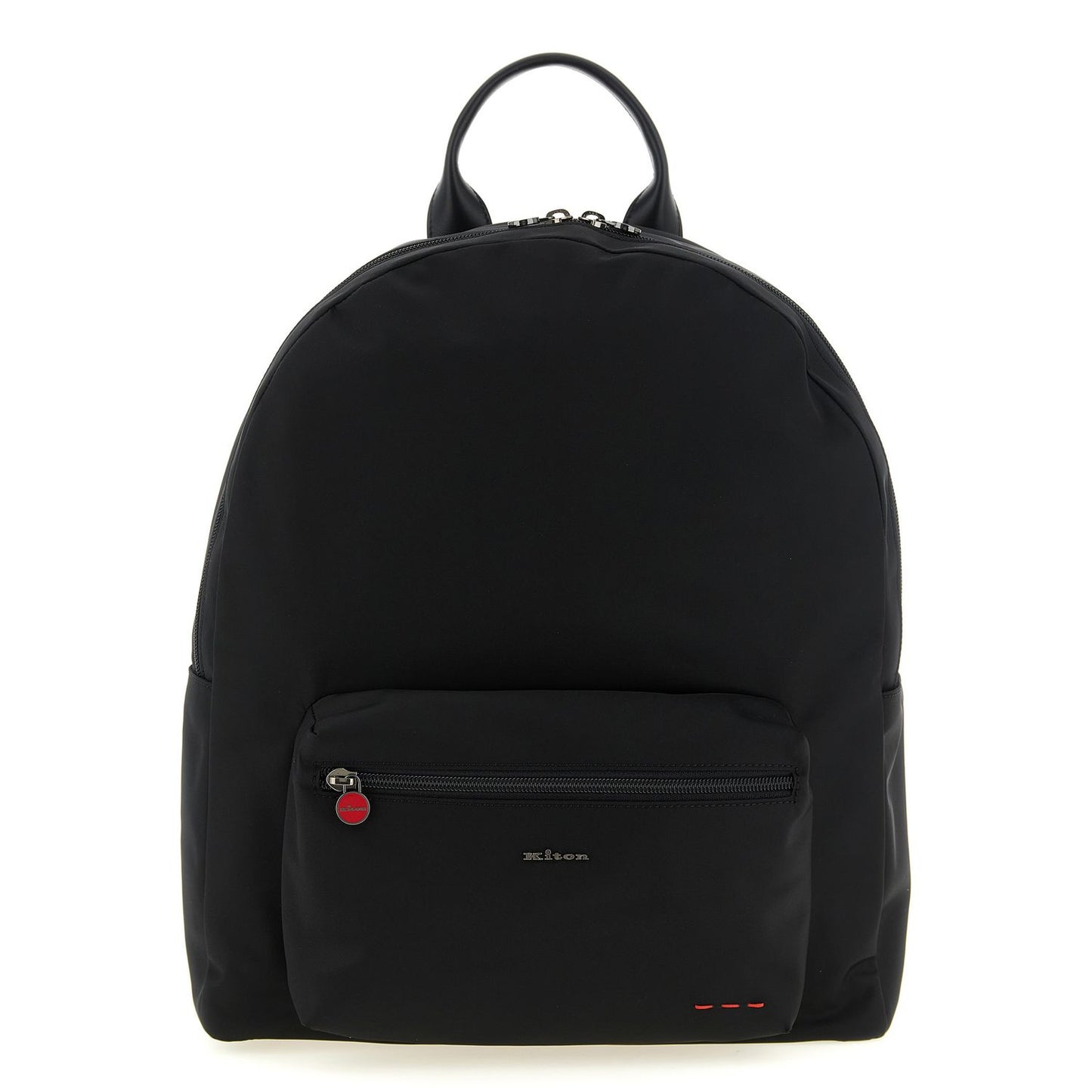 Kiton Black Polyamide Backpack