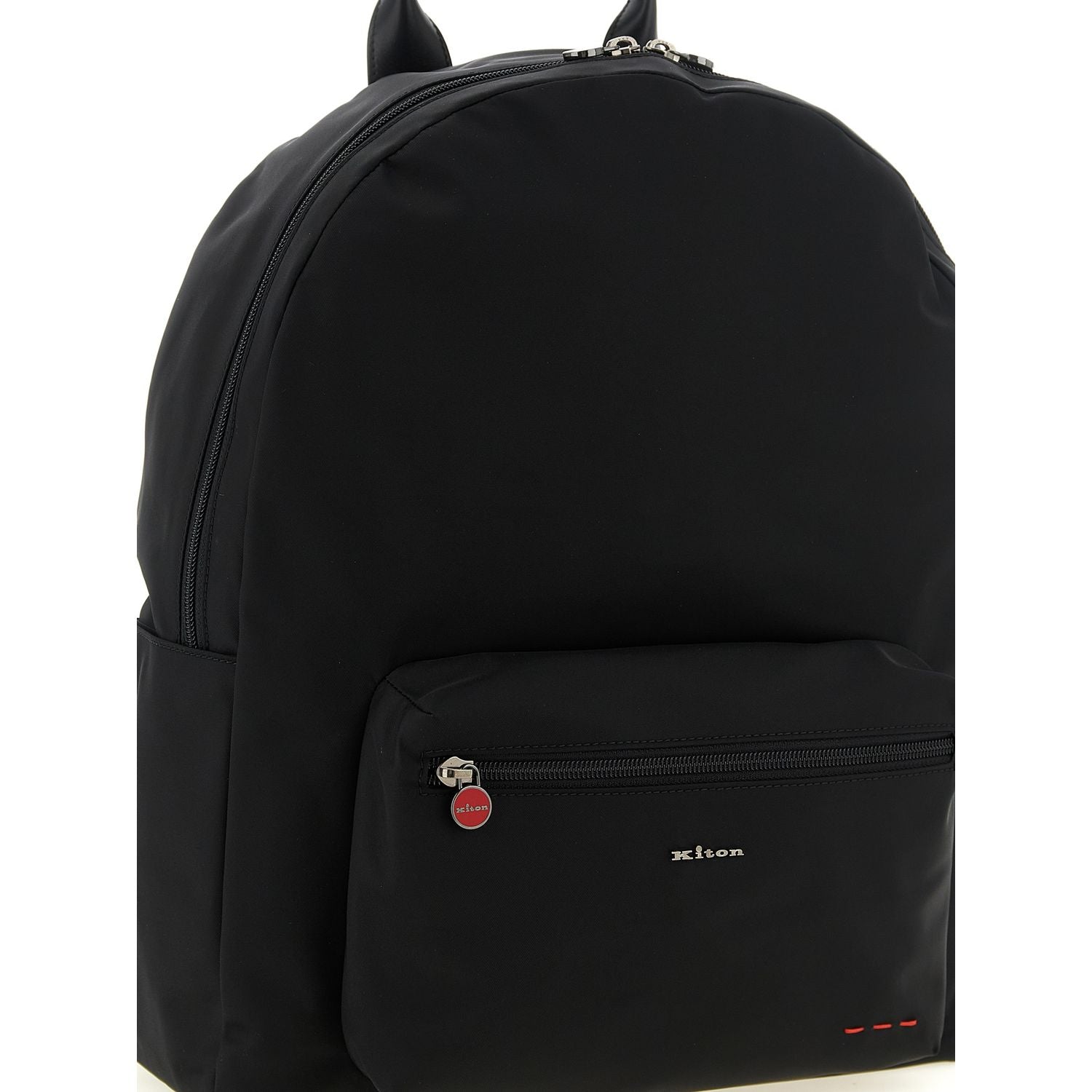 Kiton Black Polyamide Backpack