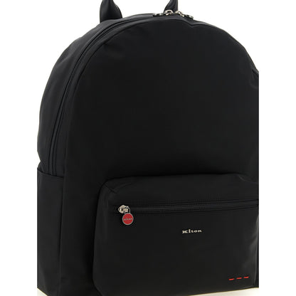 Kiton Black Polyamide Backpack