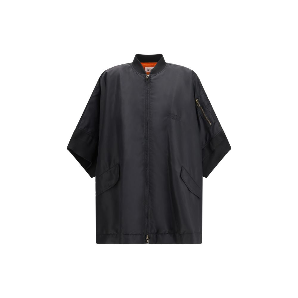 MM6 Black Polyamide Cloacks 1728,72470364320,Black,Cloaks - Jackets & Coats - Clothing,Clothing,IT38 | S,IT40 | M,IT42 | L,Jackets & Coats - Clothing,MM6,New with tags,Women