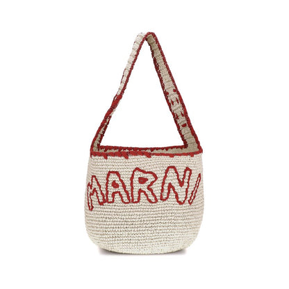 Marni Beige Raffia Shoulder Bag1728,72470364320,Bags,Beige,Marni,New with tags,Shoulder Bags - Bags,Women