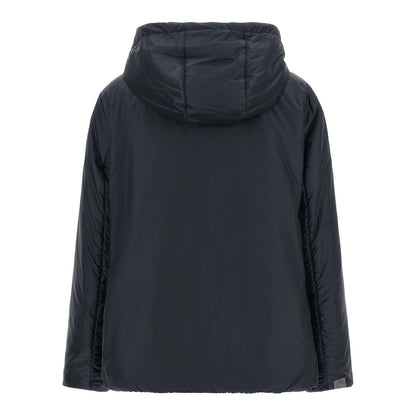 Max Mara Blue Polyester Shell Jacket