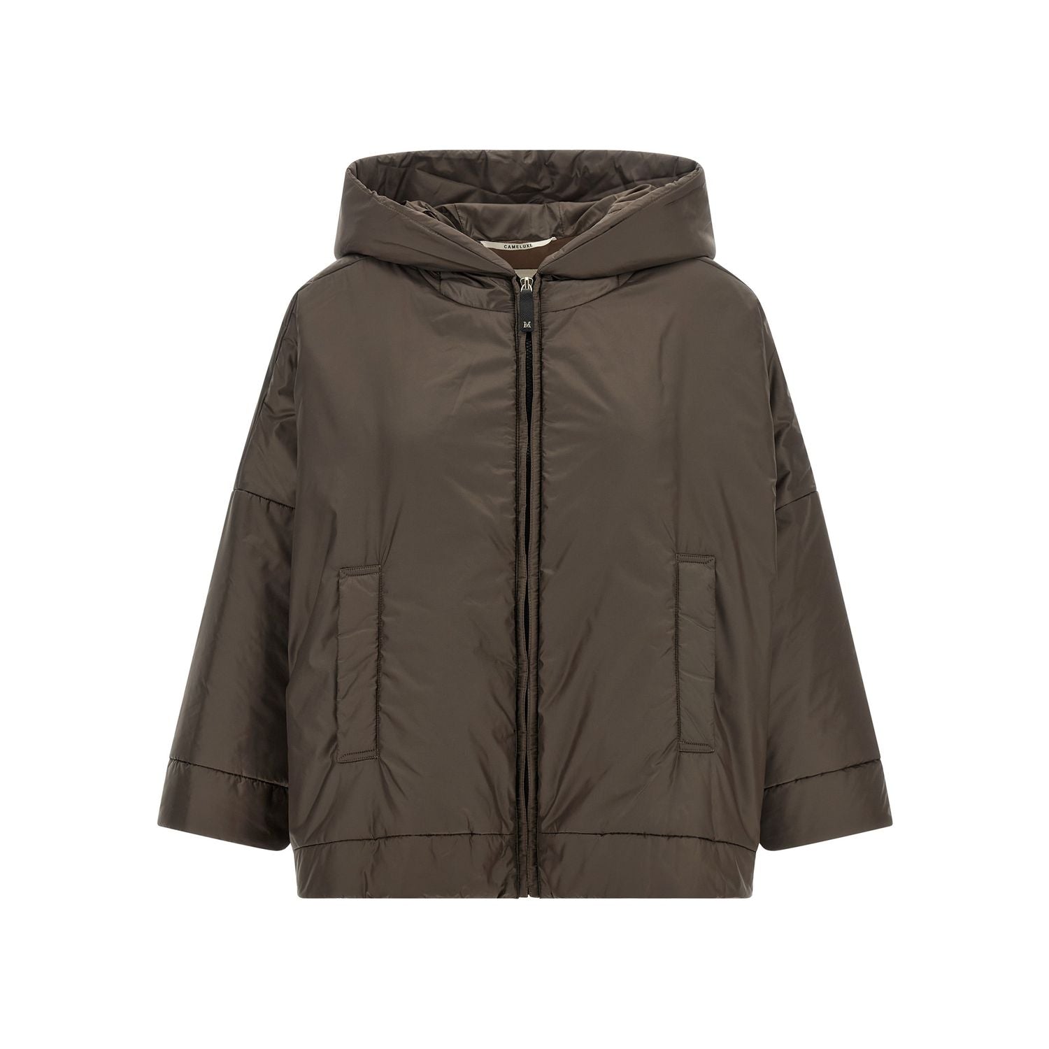 Max Mara Brown Polyester Shell Jacket