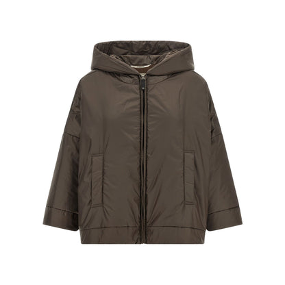 Max Mara Brown Polyester Shell Jacket