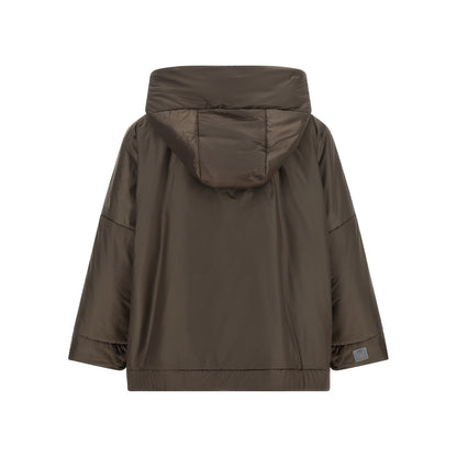 Max Mara Brown Polyester Shell Jacket