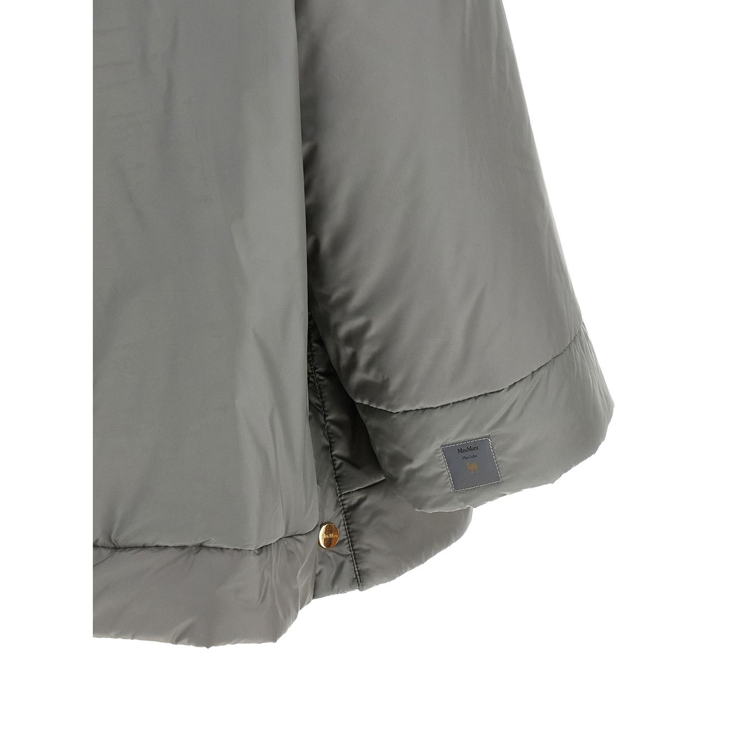 Max Mara Gray Polyester Shell Jacket