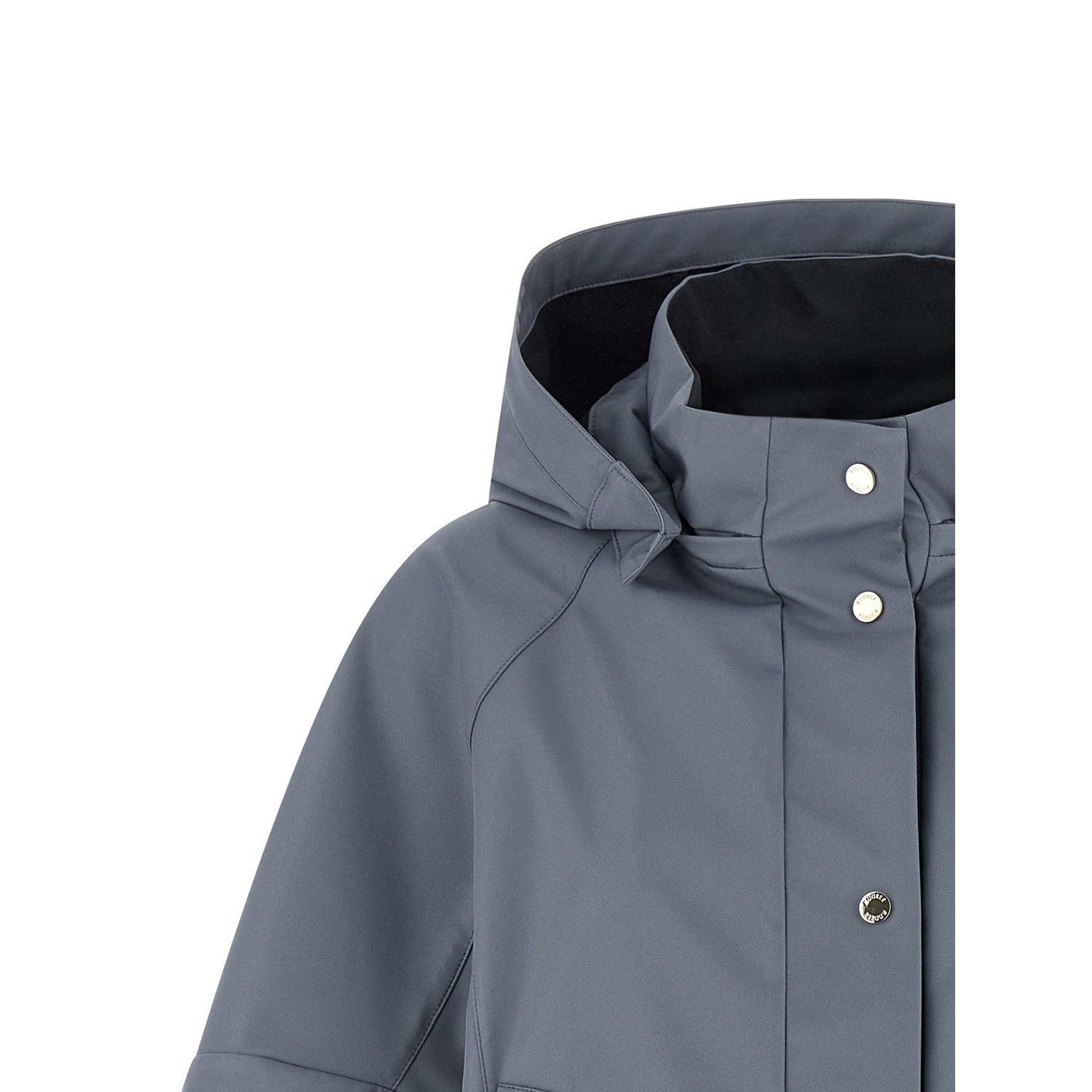 MooRER Blue Polyester Shell Jacket