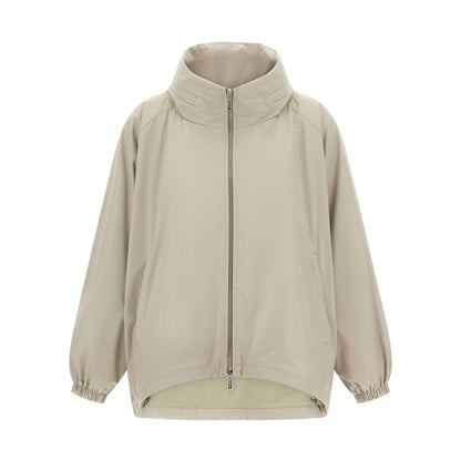 MooRER Gray Polyester Shell Jacket
