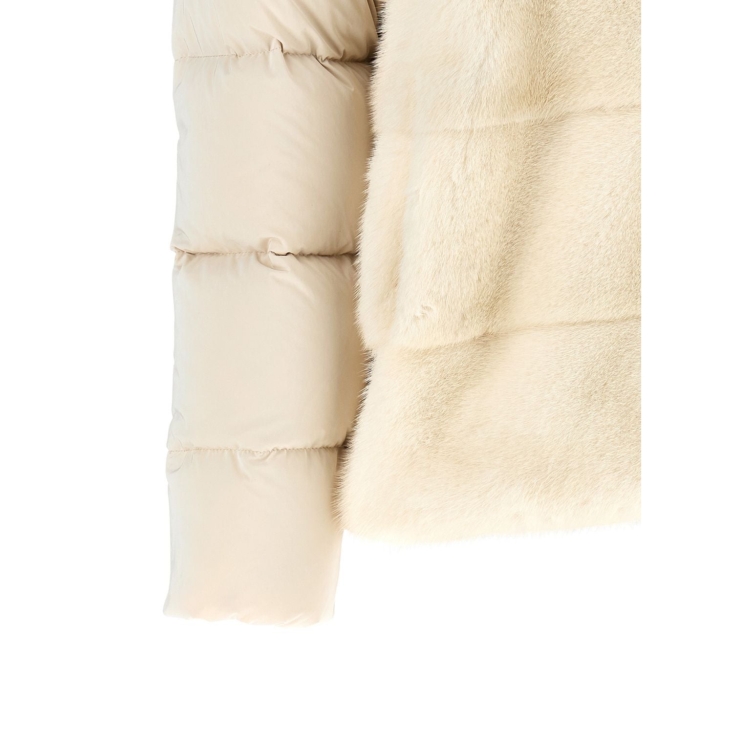 MooRER White Wool Shell Jacket