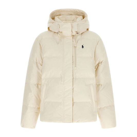 Polo Ralph Lauren White Polyester Full-Length Jacket