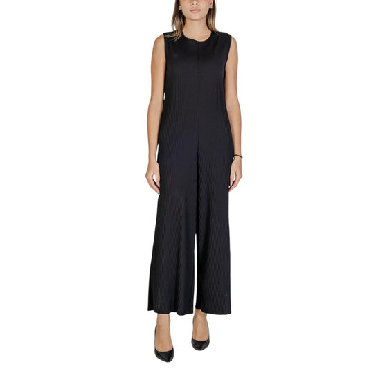 Sandro Ferrone Black Polyester Rompers 1728,71956299936,Black,Clothing,IT40|S,Jumpsuits - Clothing,New with tags,Rompers - Jumpsuits - Clothing,Sandro Ferrone,Women
