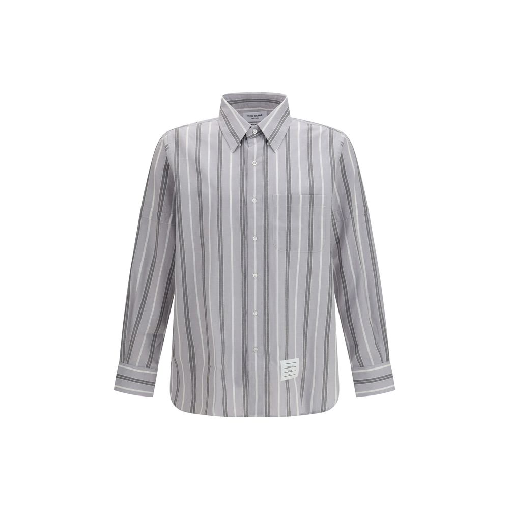 Thom Browne Gray Cotton Pattern Shirt 1728,4,72470364320,Clothing,Gray,Men,New with tags,Pattern - Shirts - Clothing,Shirts - Clothing,Thom Browne