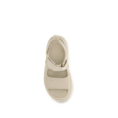 UGG Beige Recycled Polyester Flat Sandals 1728,72470364320,Beige,EU36/US6,EU37/US7,EU38/US8,EU39/US9,EU40/US10,EU41/US11,Flat - Sandals - Shoes,New with tags,Sandals - Shoes,Shoes,UGG,Women
