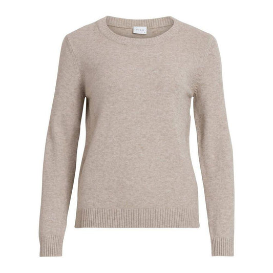 Vila Clothes Beige Viscose Sweater VI-7867000127-IT40|S