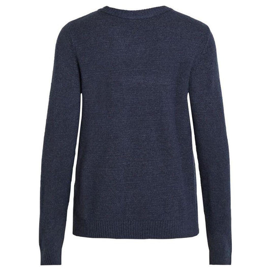 Vila Clothes Blue Viscose Sweater VI-7867000128-IT40|S