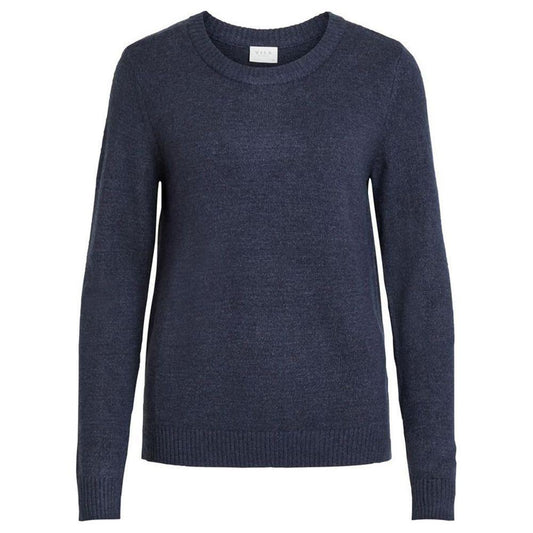 Vila Clothes Blue Viscose Sweater VI-7867000128-IT40|S